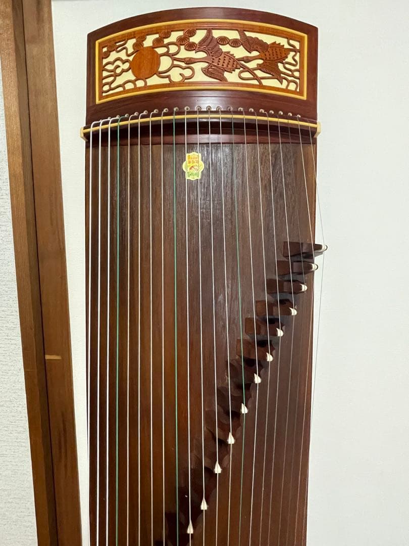 敦煌古筝 21弦 双鹤朝阳