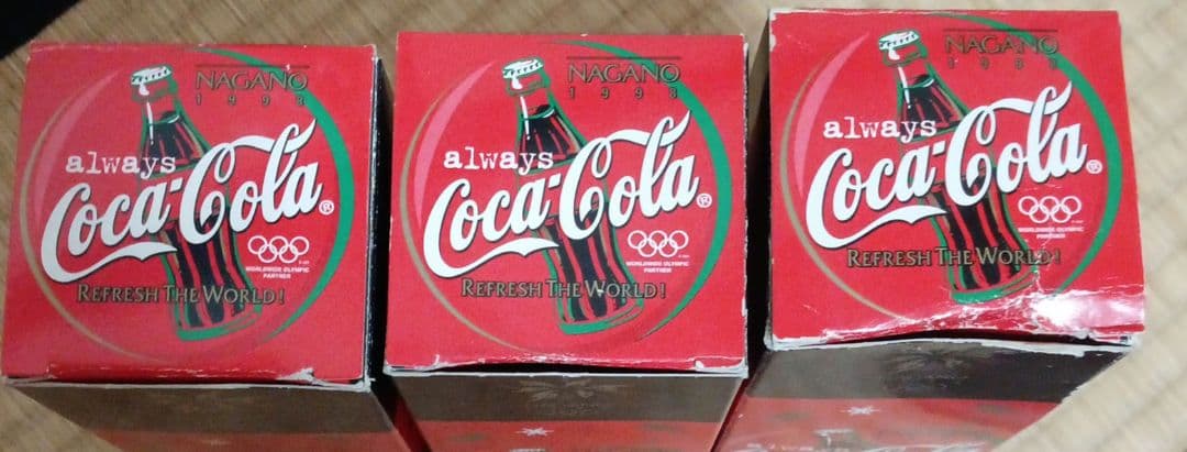 コカ・コーラ瓶3本　オリンピック　非売品