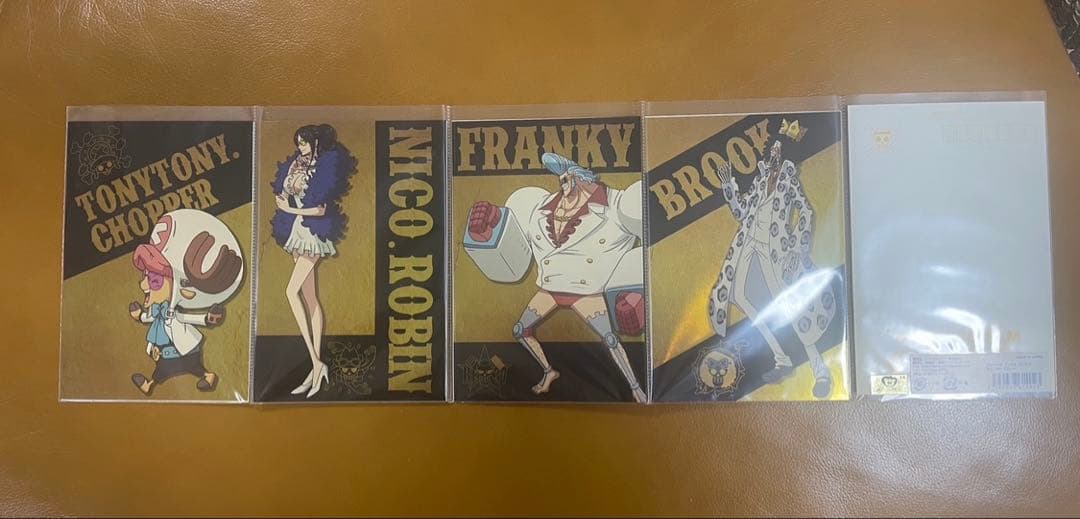 10セット！ワンピース ポストカード　ゴールド　9枚入り