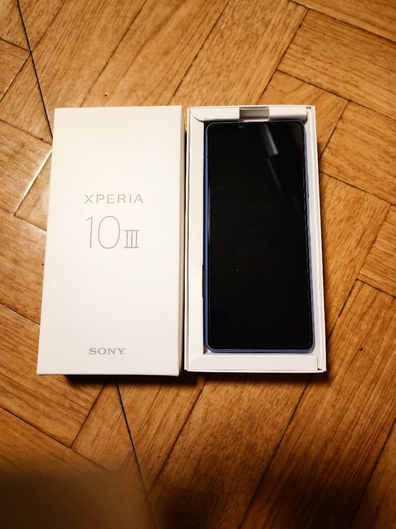 Sony Xperia 10 III SOG04 ブルー(SIMロック解除済み)