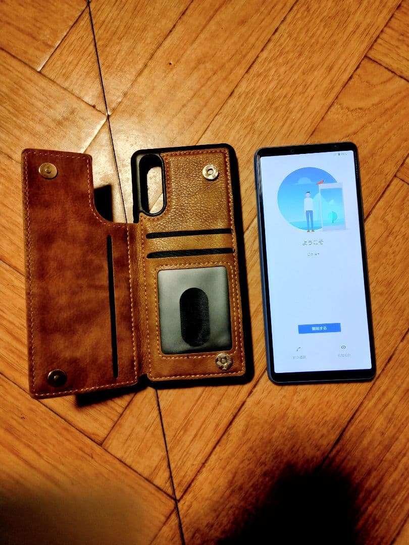 Sony Xperia 10 III SOG04 ブルー(SIMロック解除済み)