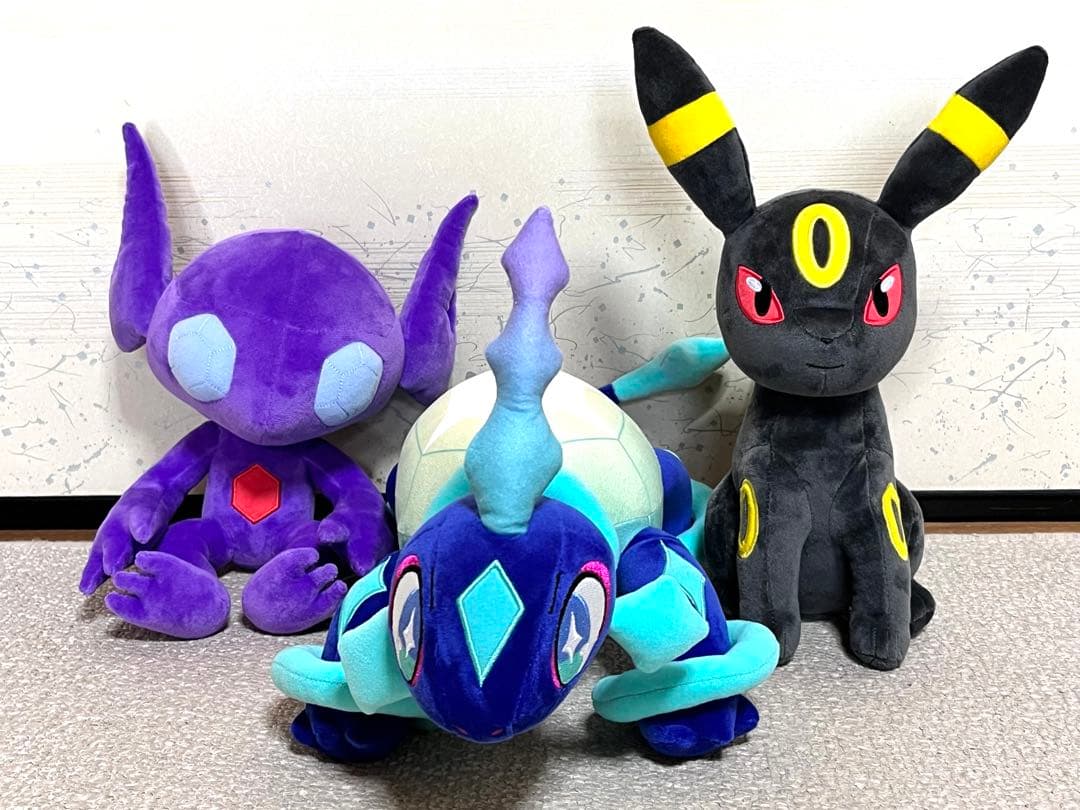 ポケモン ぬいぐるみ まとめ イーブイ コダック ワニノコ テラパゴス ルカリオ