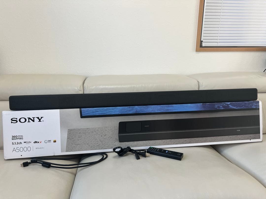 美品！SONY HT-A5000 5.1.2ch サウンドバー