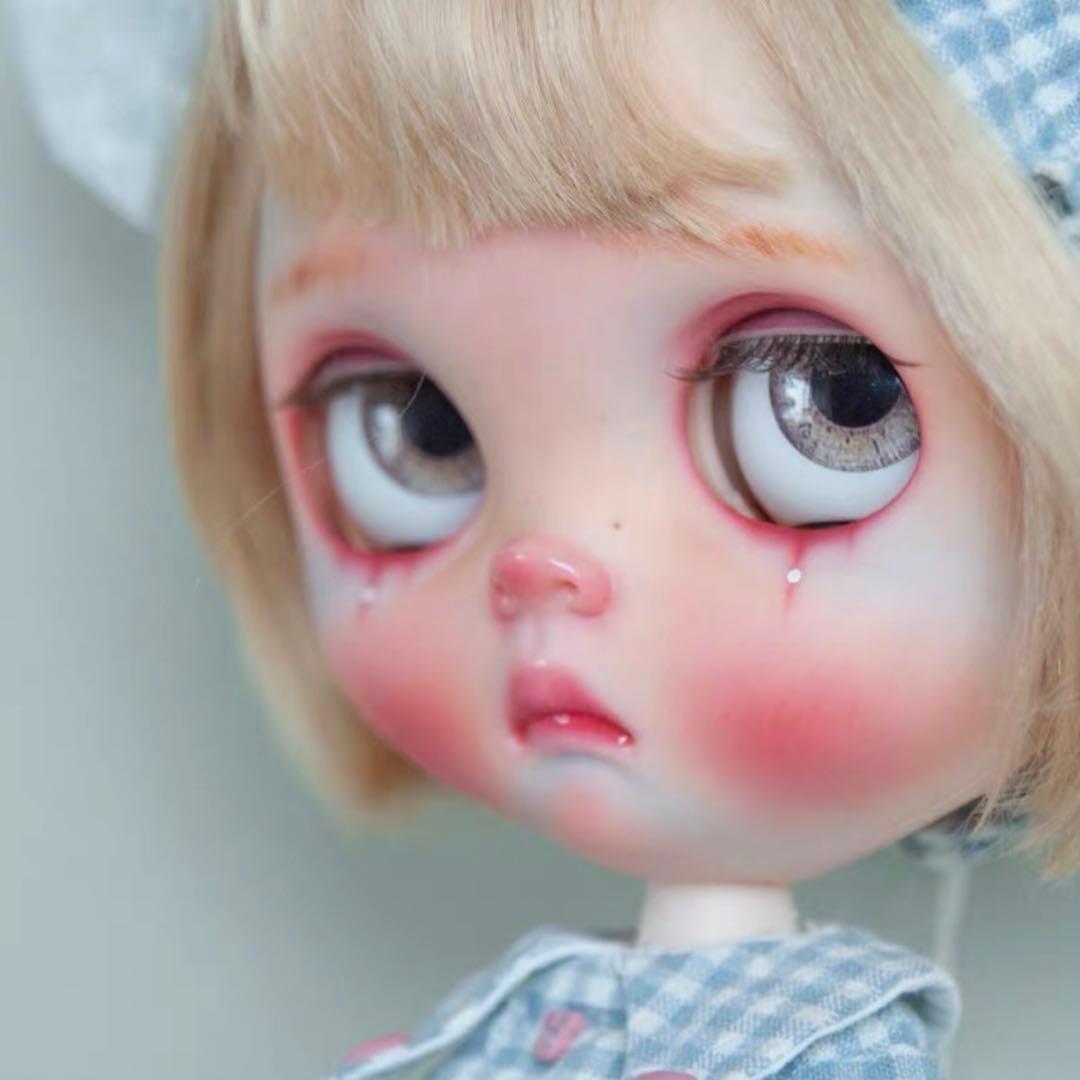 カスタムブライス 作家様 ドール 人形 キラキラ 幼い かわいい CryBaby