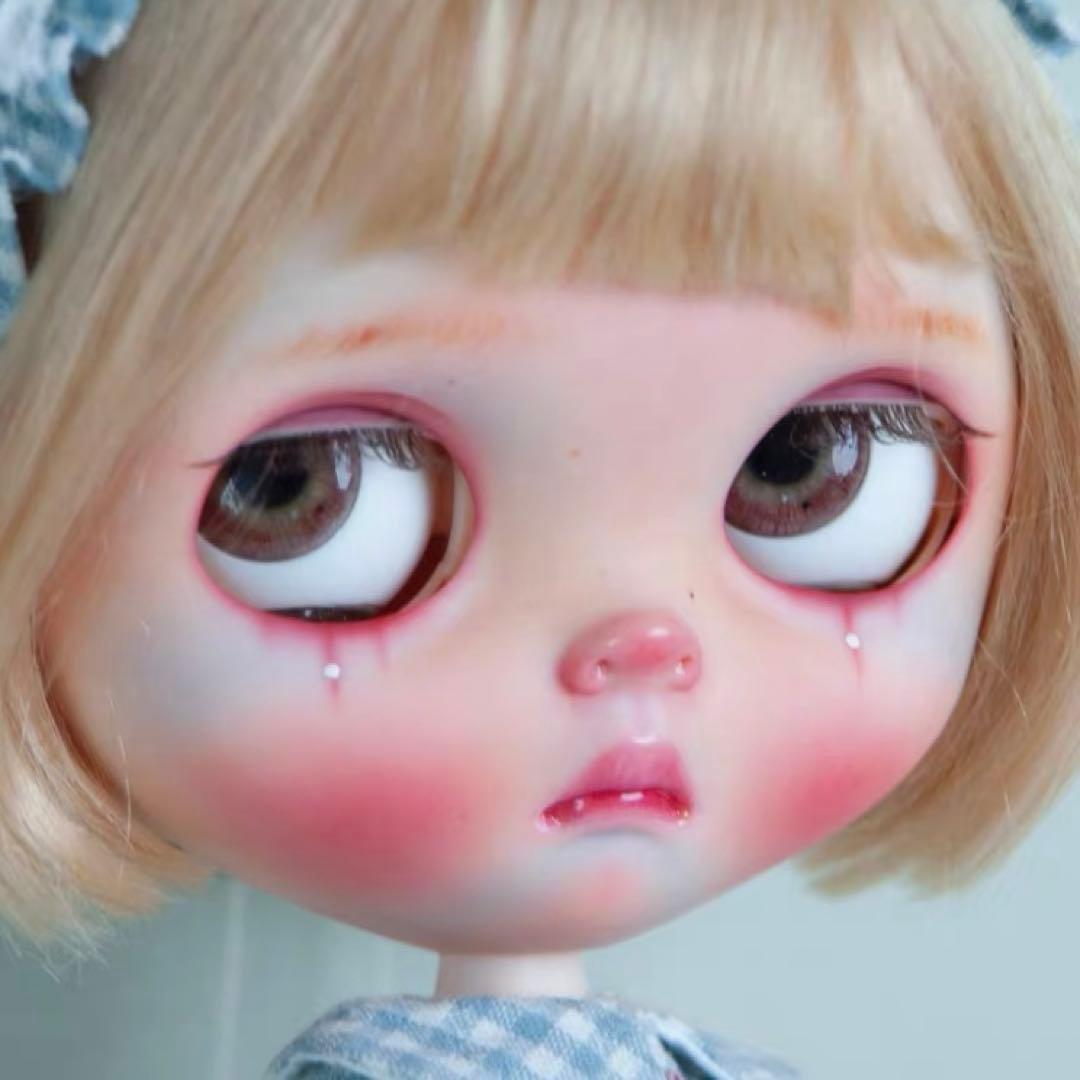 カスタムブライス 作家様 ドール 人形 キラキラ 幼い かわいい CryBaby