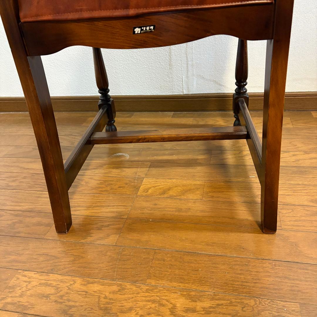 ヴィンテージ　レトロ　オールドカリモク　カリモク　ラダーバックチェア　古民家