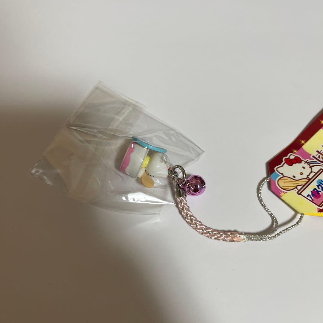 431 ハローキティ アイスクリーム 根付け ストラップ