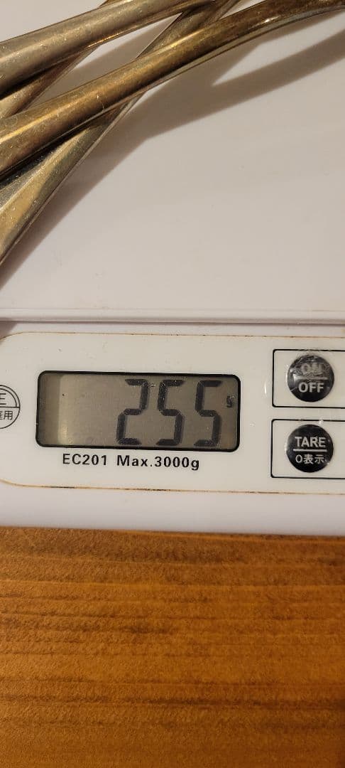 食器　フォーク　FRANCE　TAXCO タスコ　銀　シルバー　4本　255g