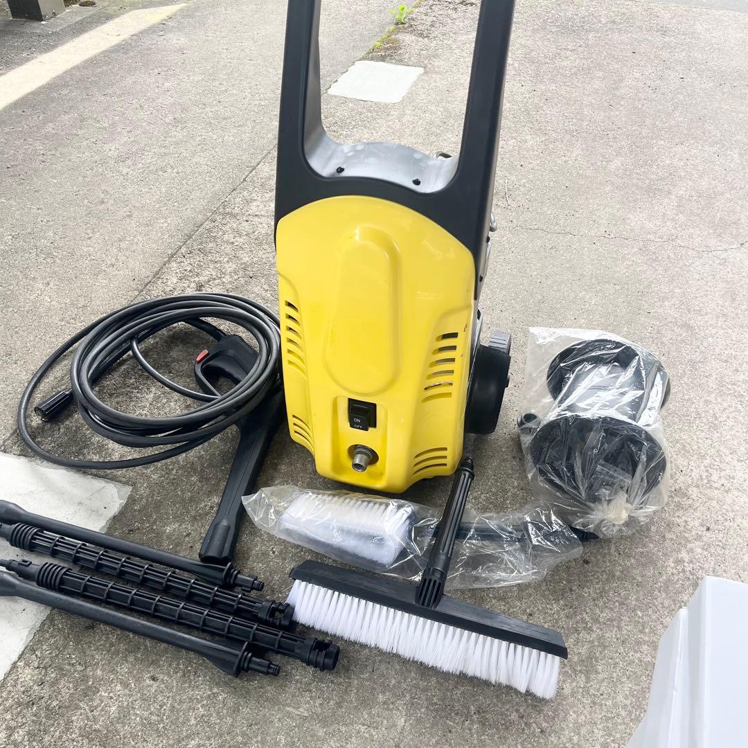 HIDAKA ヒダカ 家庭用高圧洗浄機 HK-1890 60Hz 付属品多数