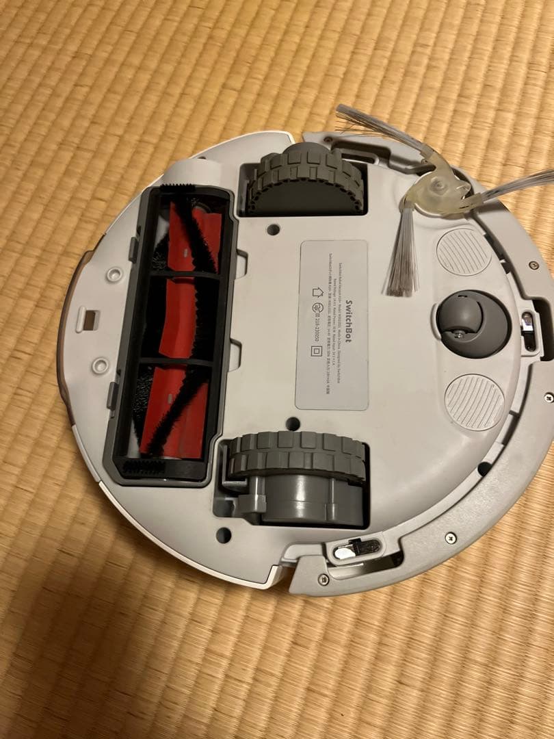 ホワイト ロボット掃除機 掃除用パッド付き