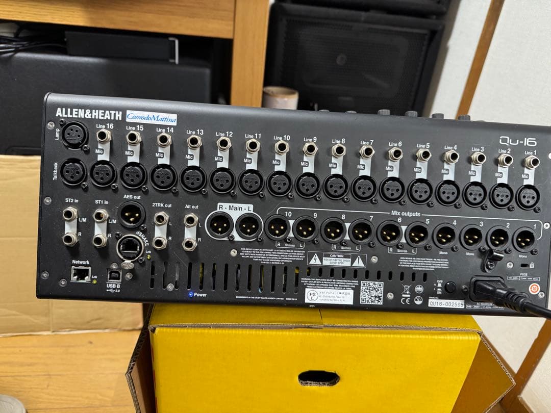 ミキサー Qu-16 ミキシングコンソール ALLEN & HEATH PA