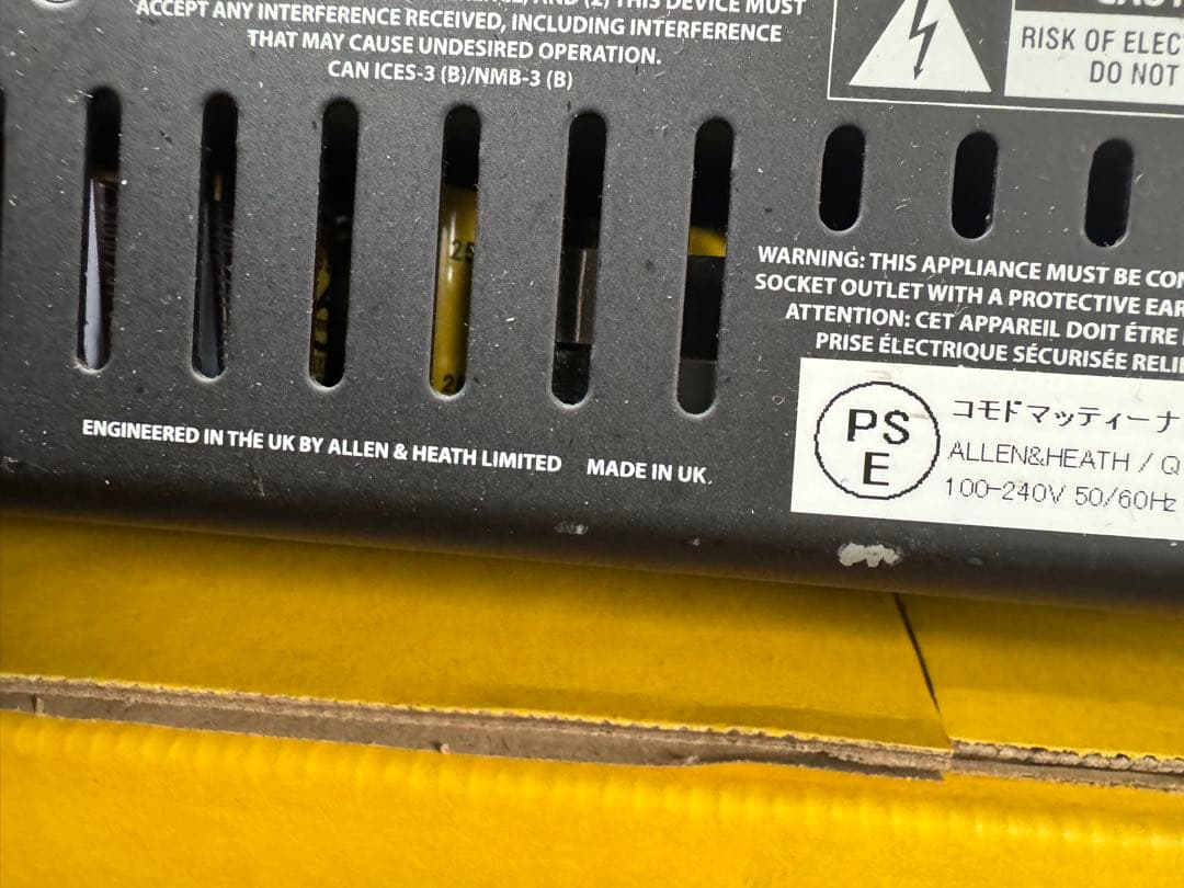 ミキサー Qu-16 ミキシングコンソール ALLEN & HEATH PA