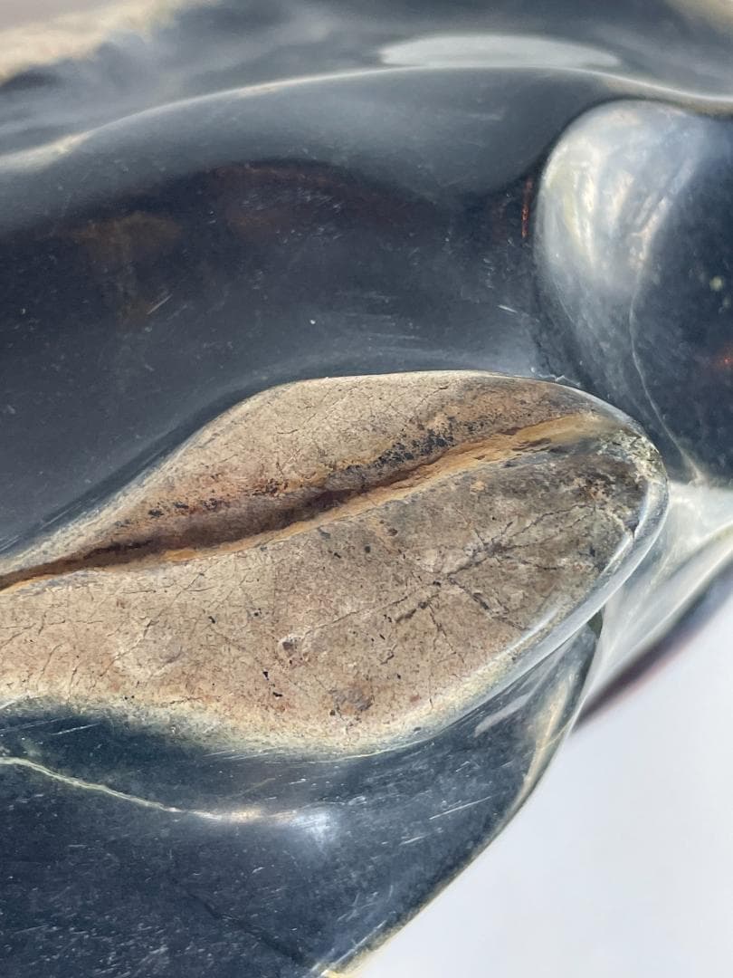 白蛇 蛇石 縁起物 弁財天 富 開運 天然石 パワーストーン 白滝権現 台座付