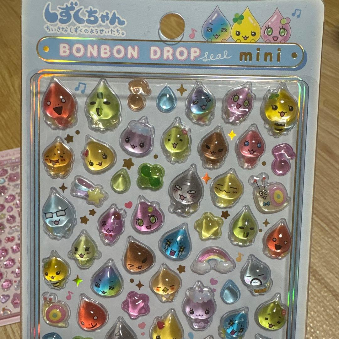 新品正規品　ボンボンドロップシールミニ　ボンドロミニ　しずくちゃん　クーリア