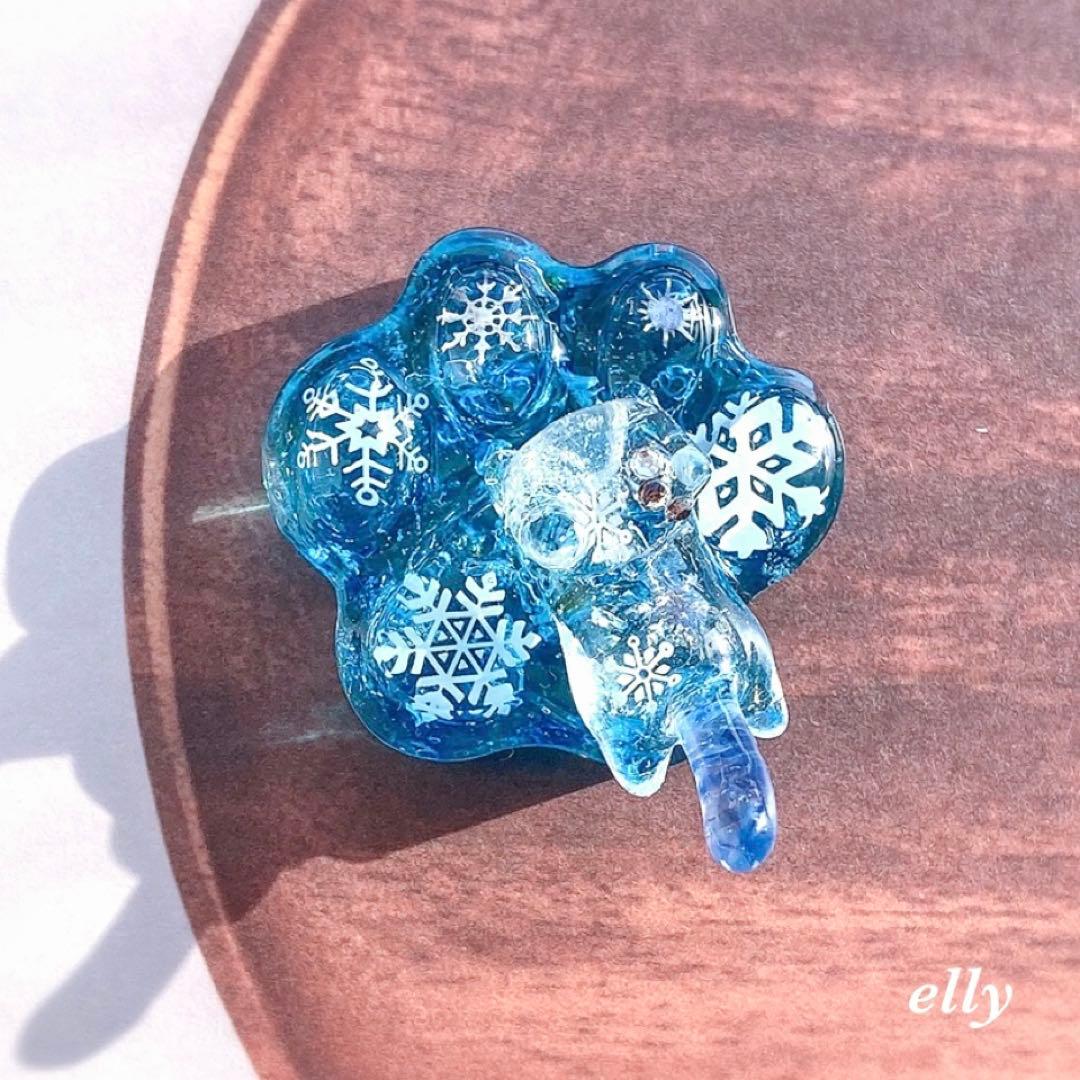 【ゼロ様】1603.天然石　水晶　琉球ガラス　紅葉　じゃれ猫　レジン　チャーム