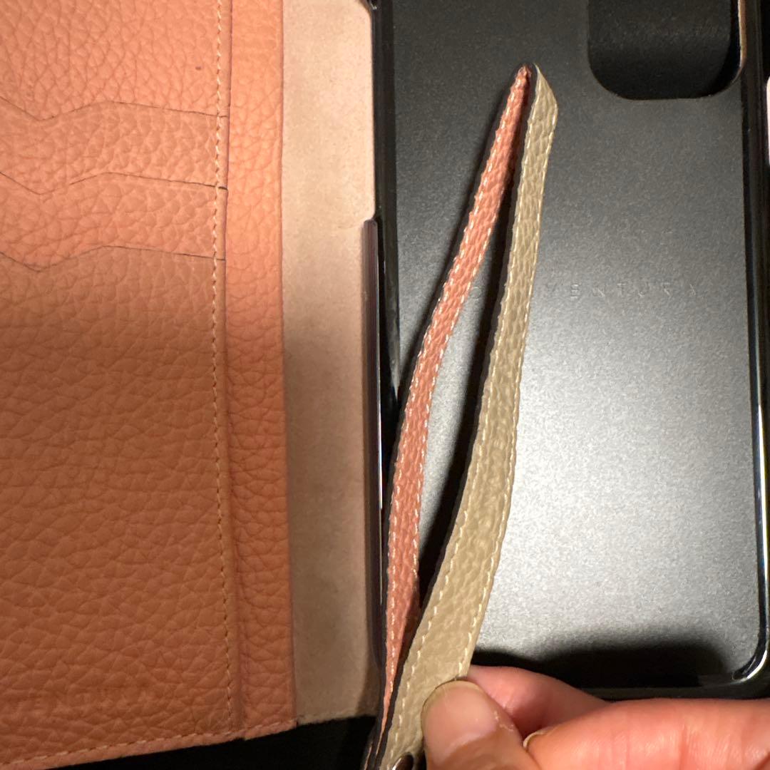 【titikun】ボナベンチュラ iphone11 グレージュ&コーラル