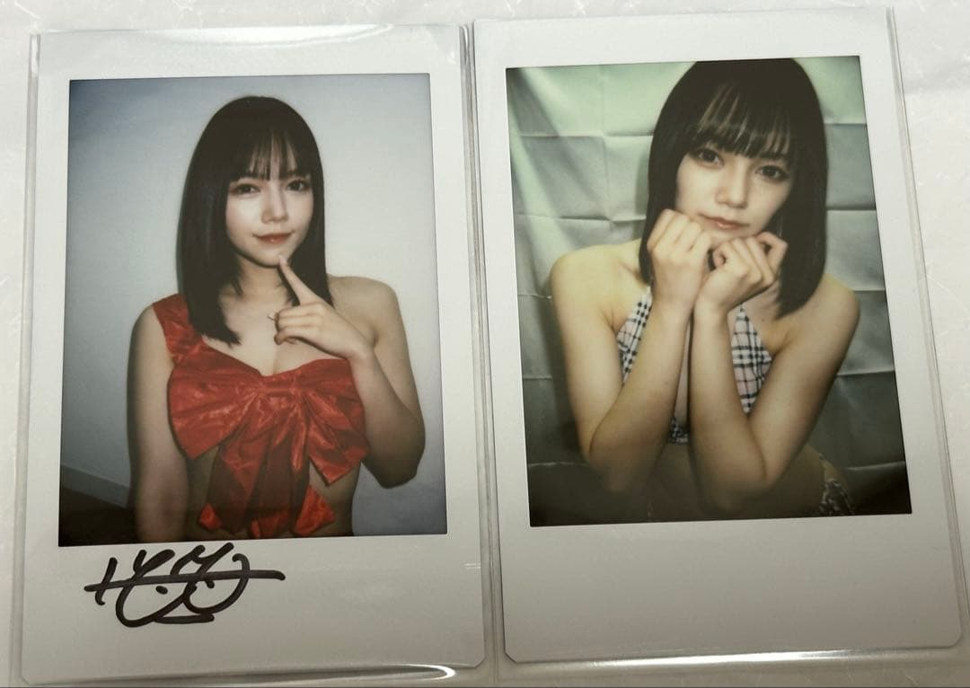 涼森れむ　4点セット　直筆サイン入りチェキ　サイン無しチェキ　イベントチェキ　②