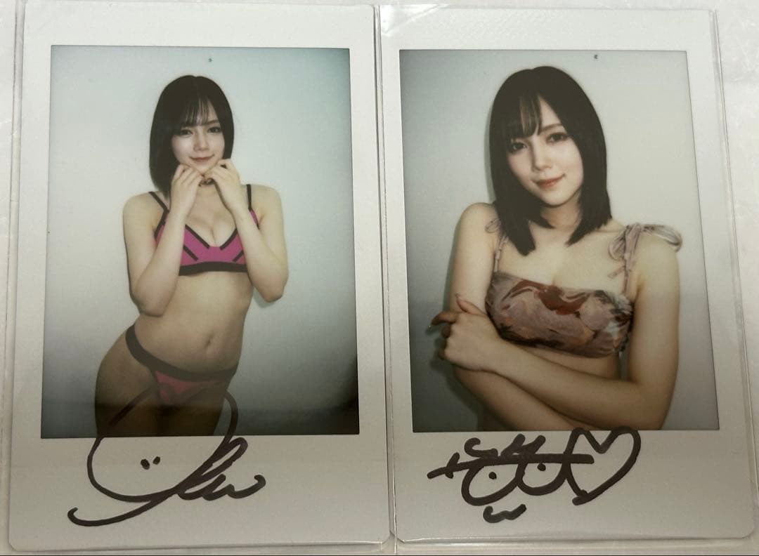 涼森れむ　4点セット　直筆サイン入りチェキ　サイン無しチェキ　イベントチェキ　②