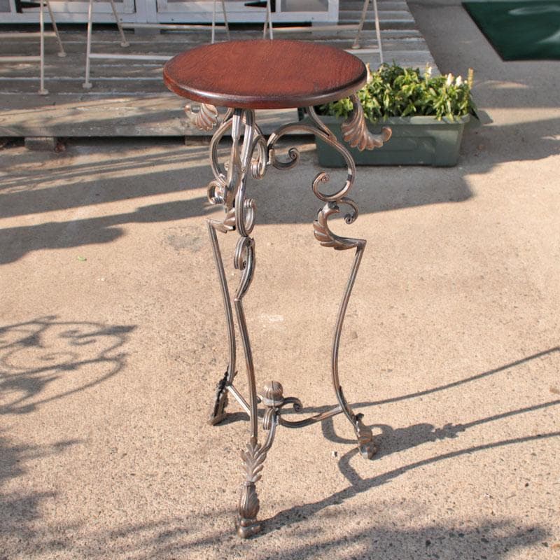 ロートアイアンフラワーベース 花台 フラワースタンド ガーデン 638-046