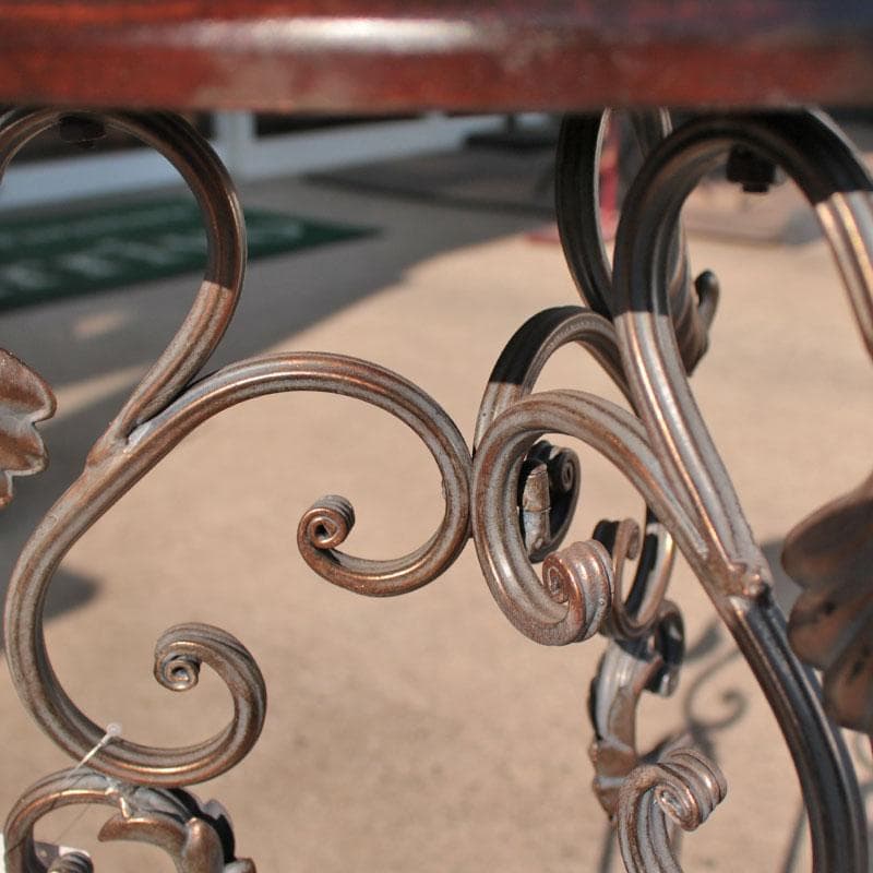 ロートアイアンフラワーベース 花台 フラワースタンド ガーデン 638-046