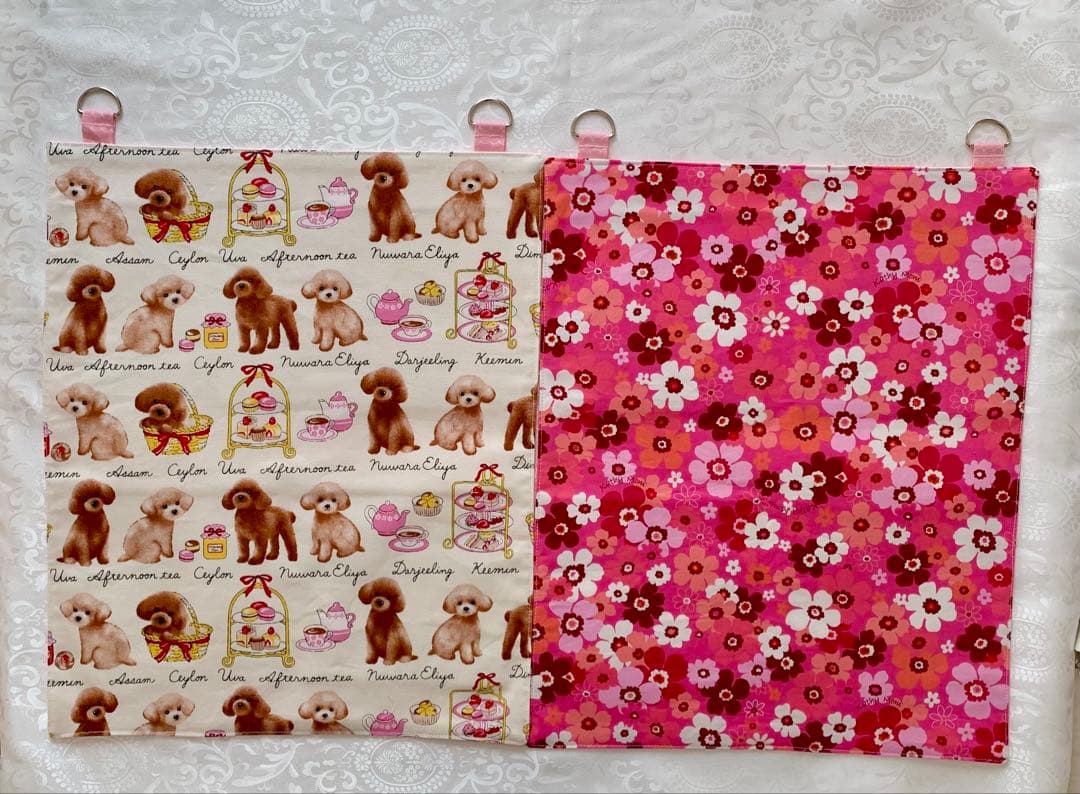 オーダー受付中　可愛いポメちゃん　トートバッグ　小物入れ