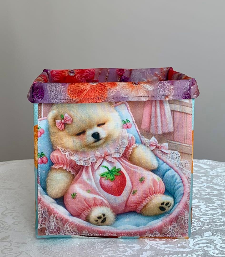 オーダー受付中　可愛いポメちゃん　トートバッグ　小物入れ