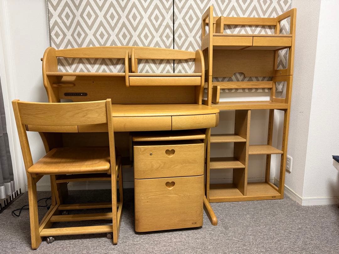 【浜本工芸】学習机の上棚 幅110cm 《送料込み》