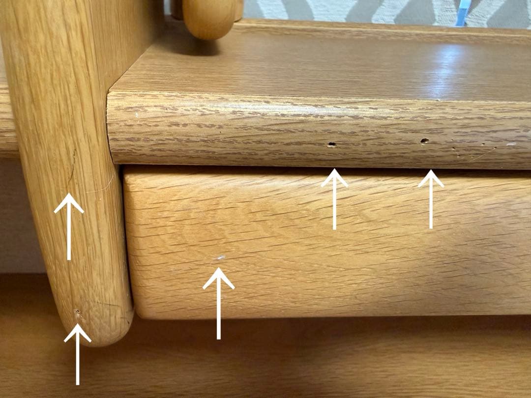 【浜本工芸】学習机の上棚 幅110cm 《送料込み》