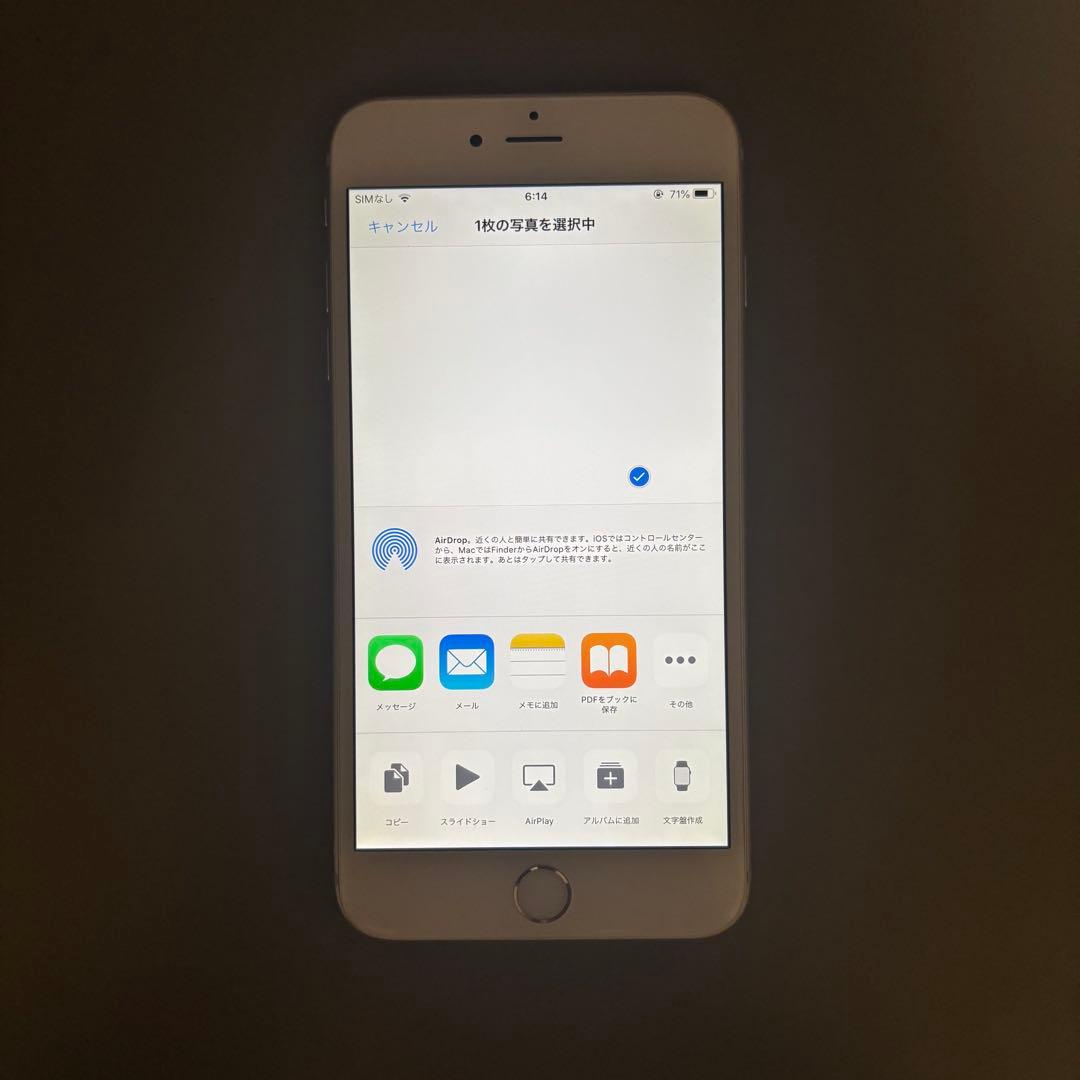 Apple iPhone 6 plus シルバー 本体
