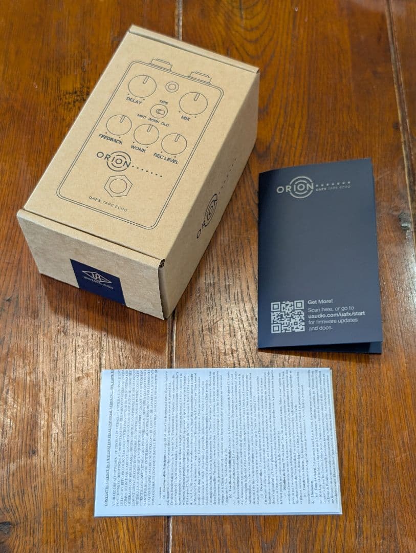 【未使用】UAFX Orion Tape Echo