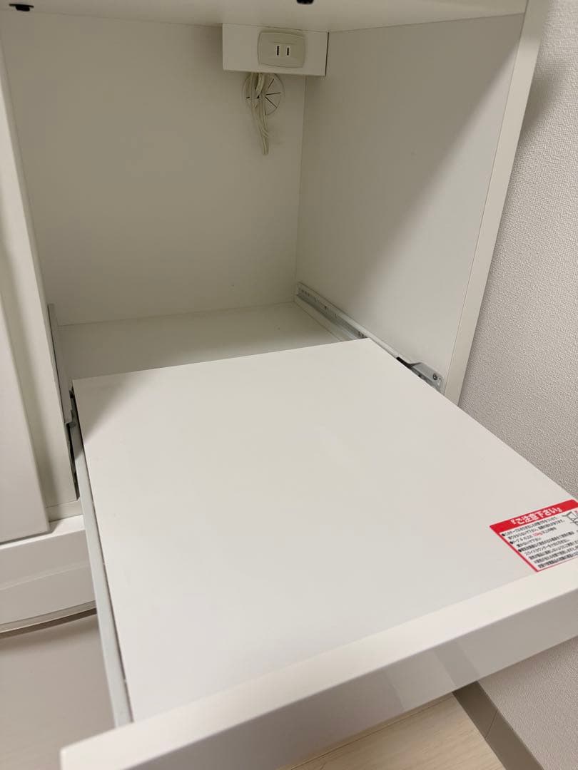 ニトリ食器棚 コパン ホワイト 大型 食器棚 幅80 高さ181 キッチン収納