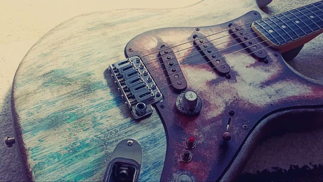 38guitars ストラトキャスター ST ATQ  レリック 錆加工