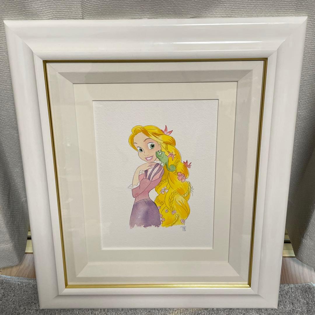 D*m様 【美品】トリシア RAPUNZEL & PASCAL 原画 直筆サイン