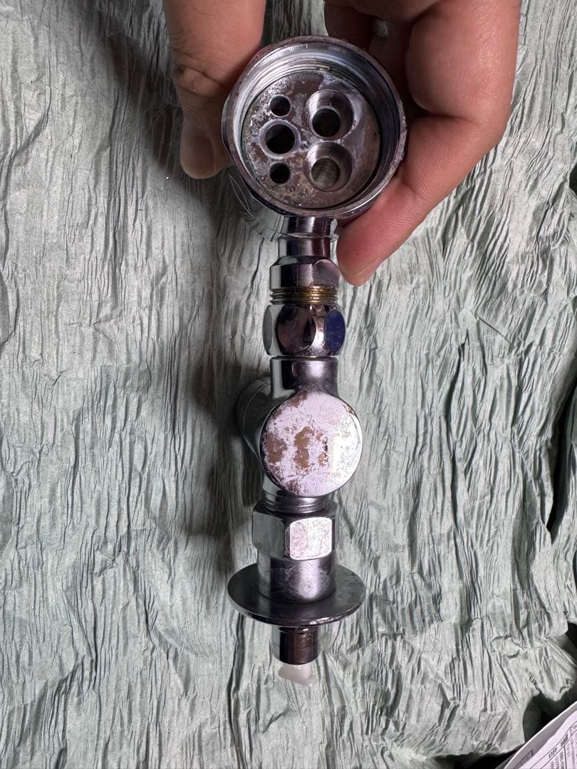 分岐水栓・止水栓 KVK ZK5011PN・Ｋ1011セット