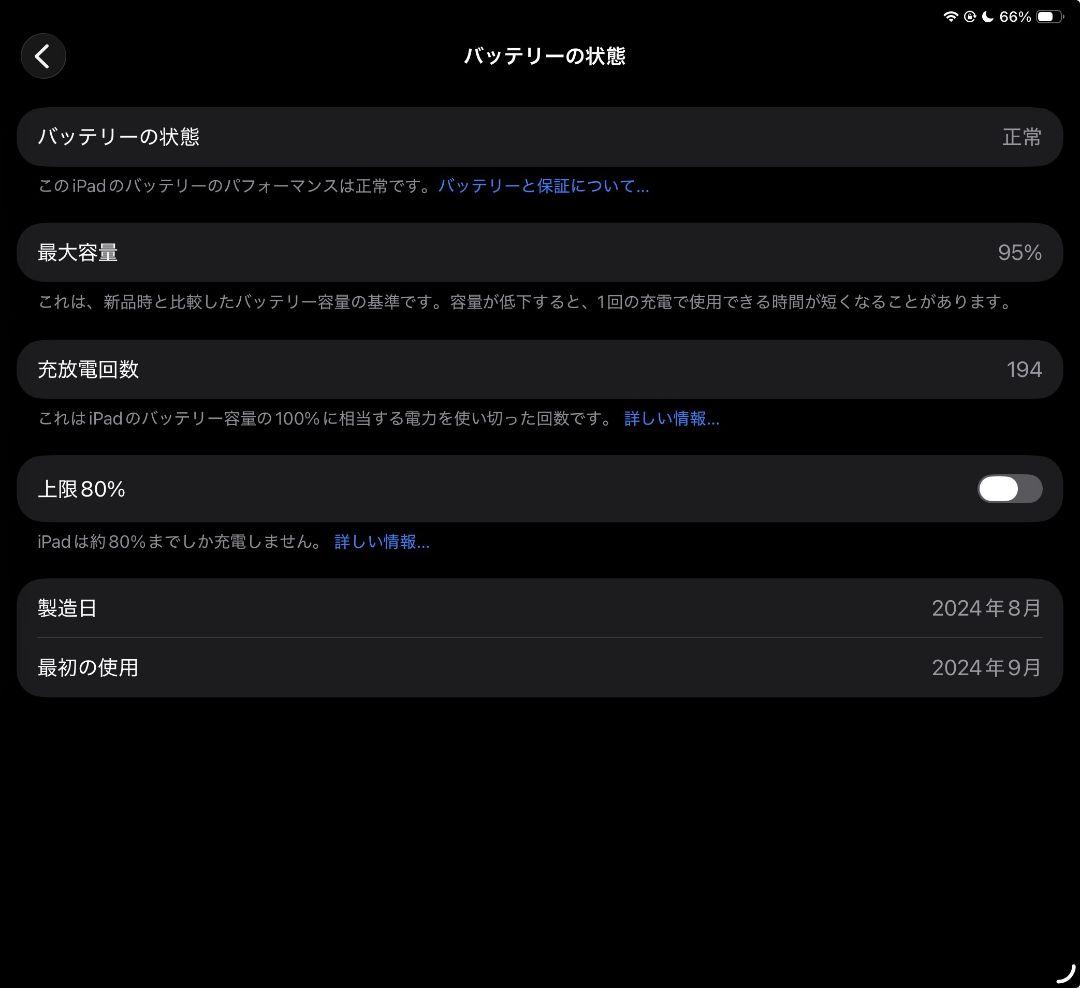 Apple iPad Air M2 wifi 256GBスペースグレー 本体