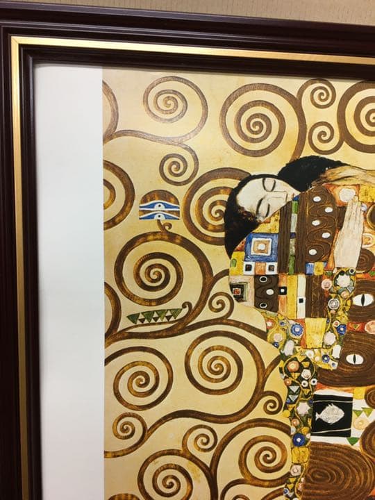 クリムト高級木製額縁付き