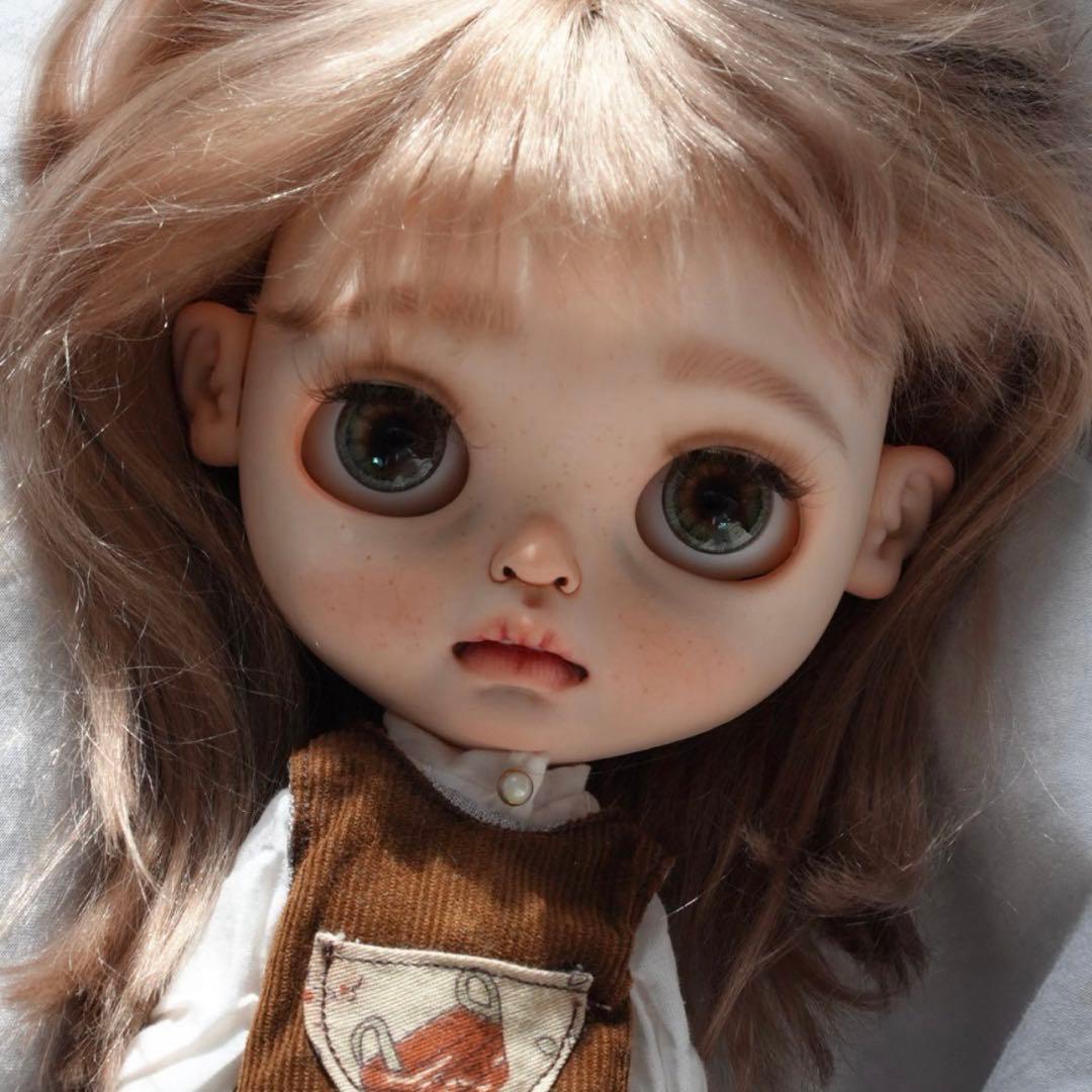カスタムブライス 海外作家様 人形 ナチュラル キノコちゃん 優しい フルセット