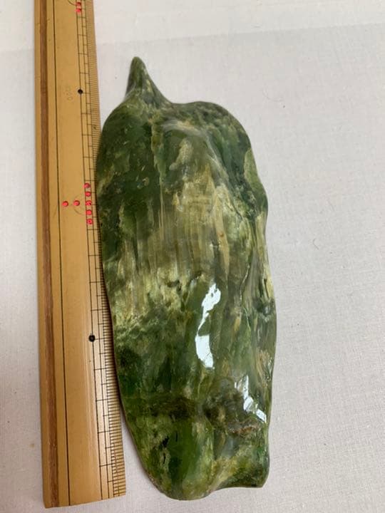 孔雀石置物台座付き