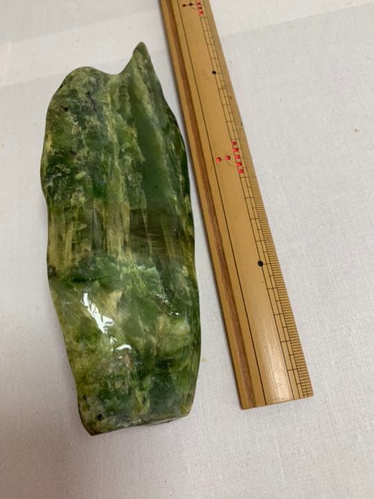 孔雀石置物台座付き