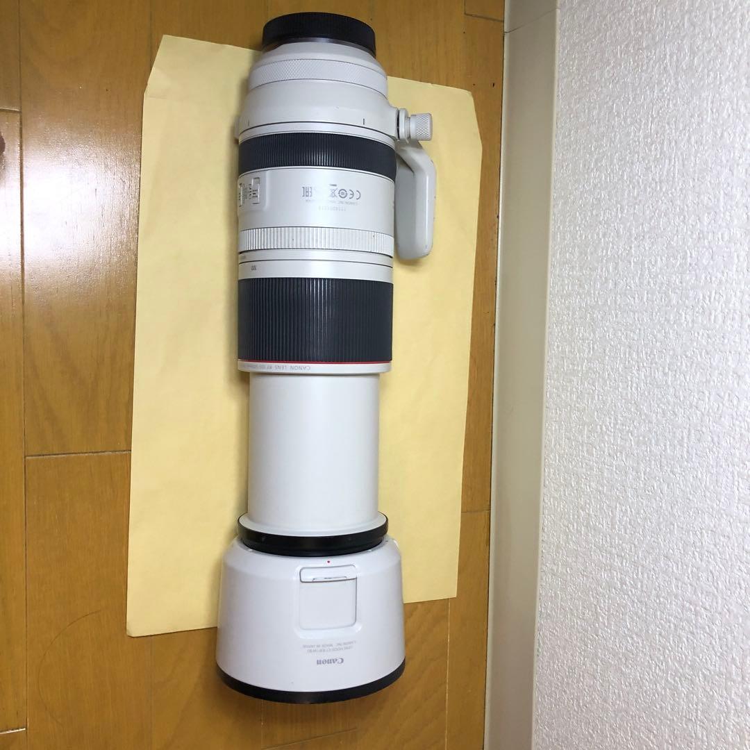 canon レンズ　RF100 500 箱付き　前玉傷、躯体ヒビ