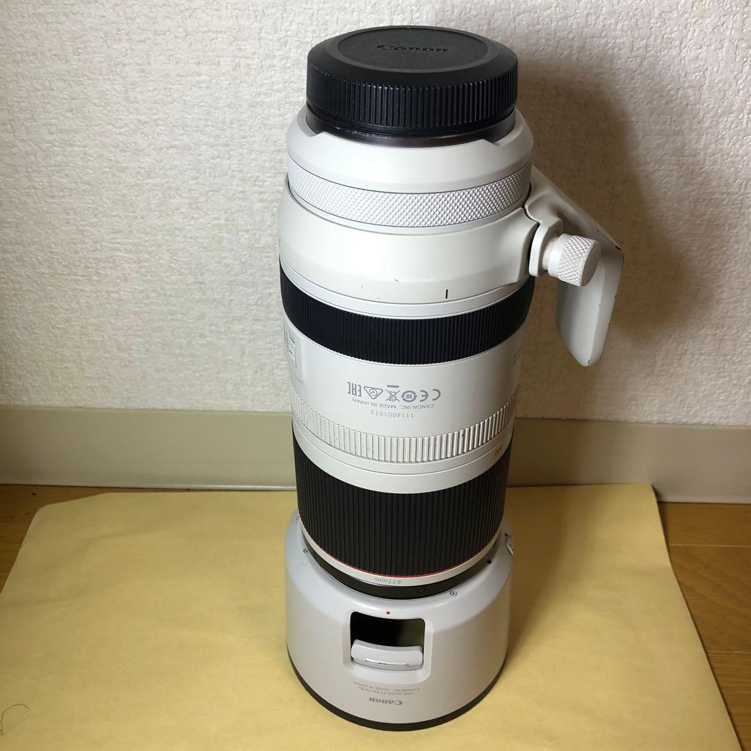 canon レンズ　RF100 500 箱付き　前玉傷、躯体ヒビ