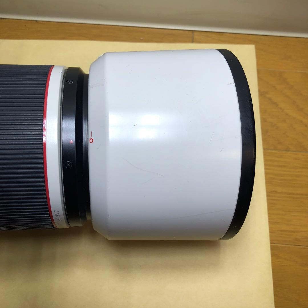 canon レンズ　RF100 500 箱付き　前玉傷、躯体ヒビ