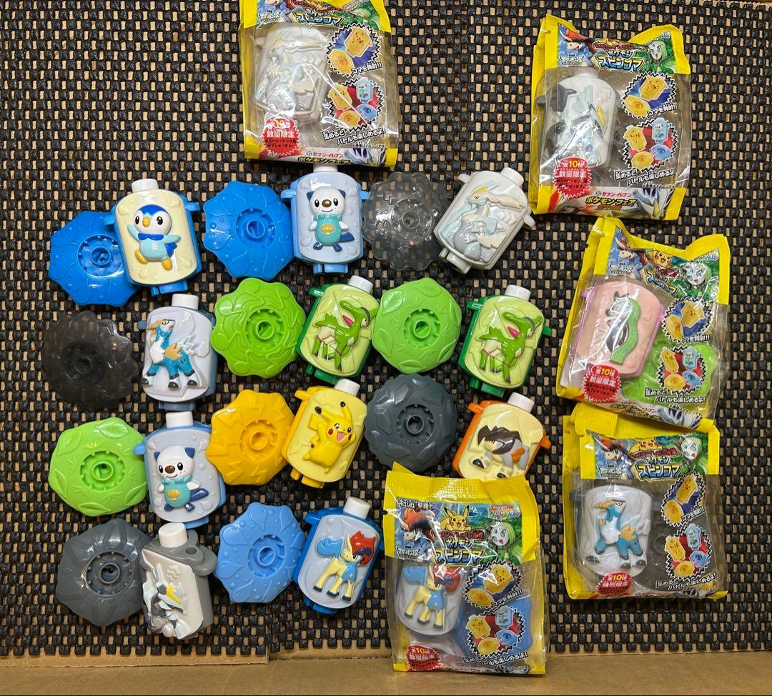 ポケモン　セブンイレブン限定　プルバックカー　チョロQ スピンコマ　まとめ売り