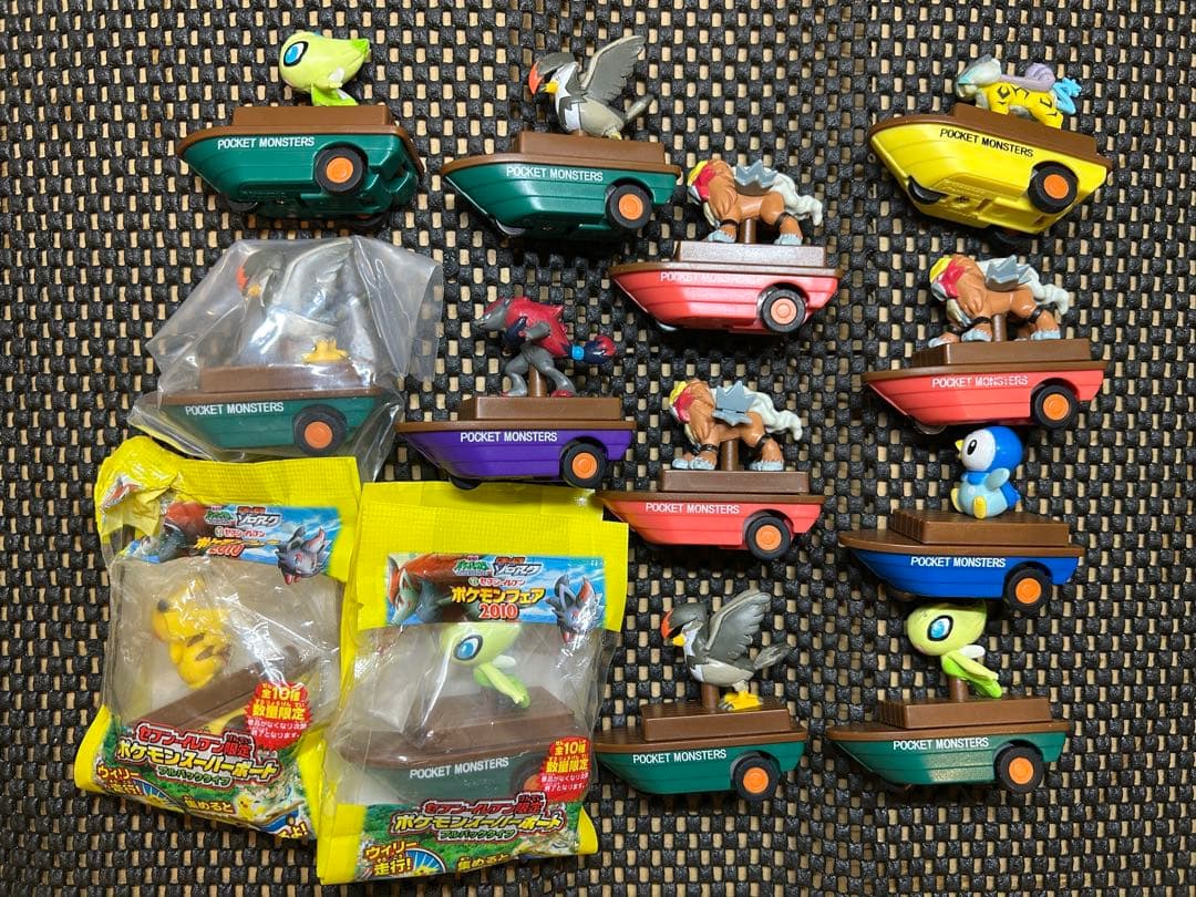 ポケモン　セブンイレブン限定　プルバックカー　チョロQ スピンコマ　まとめ売り