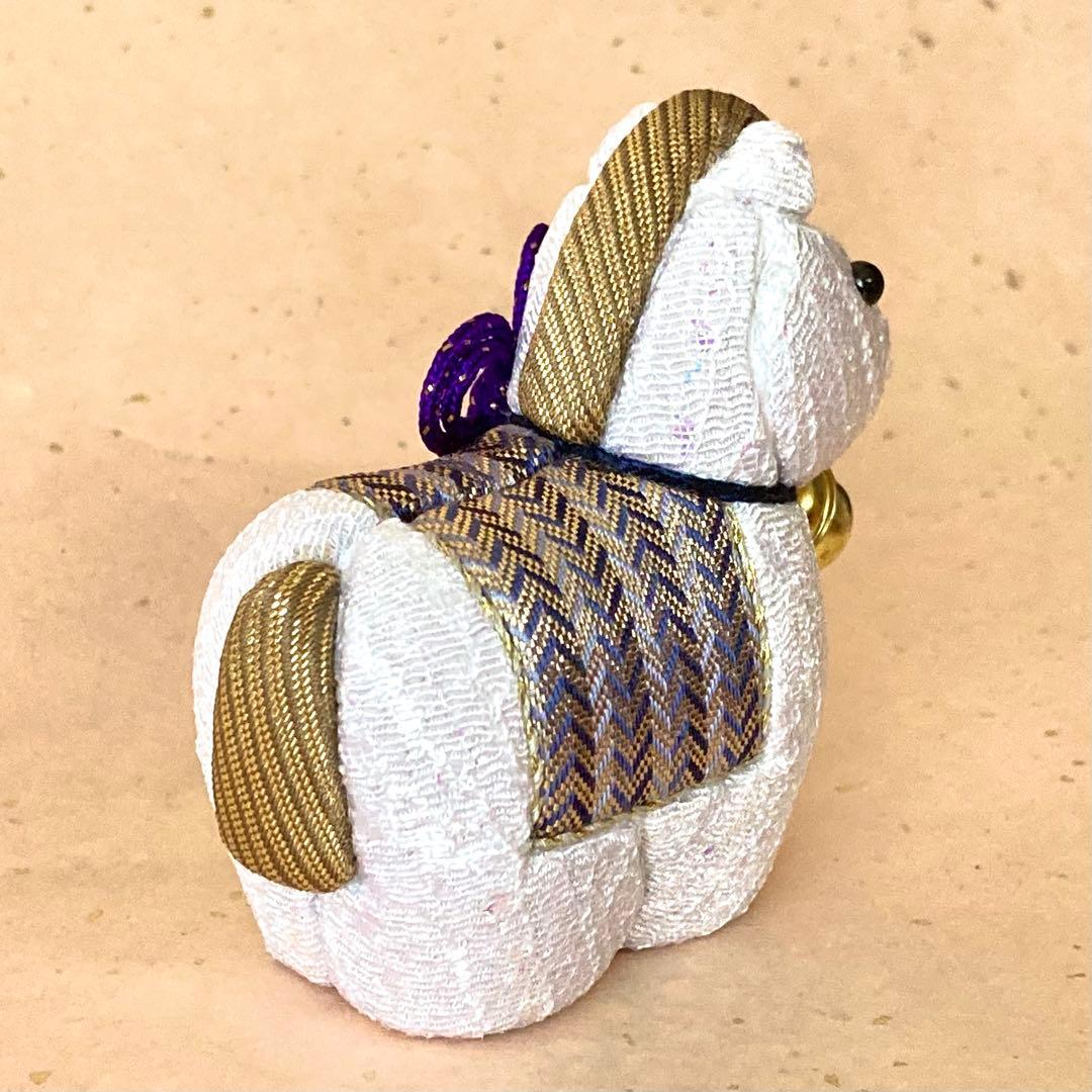 手織り　佐賀錦　木目込人形　午　 2026年　干支人形　青　一点物