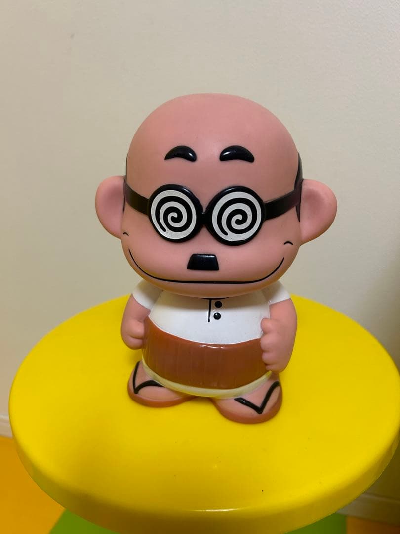 レトロ　ドリフターズ　加藤茶のソフビフィギュア貯金箱　志村けん