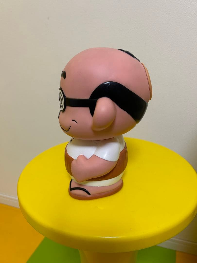 レトロ　ドリフターズ　加藤茶のソフビフィギュア貯金箱　志村けん