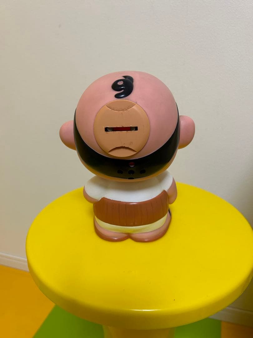 レトロ　ドリフターズ　加藤茶のソフビフィギュア貯金箱　志村けん