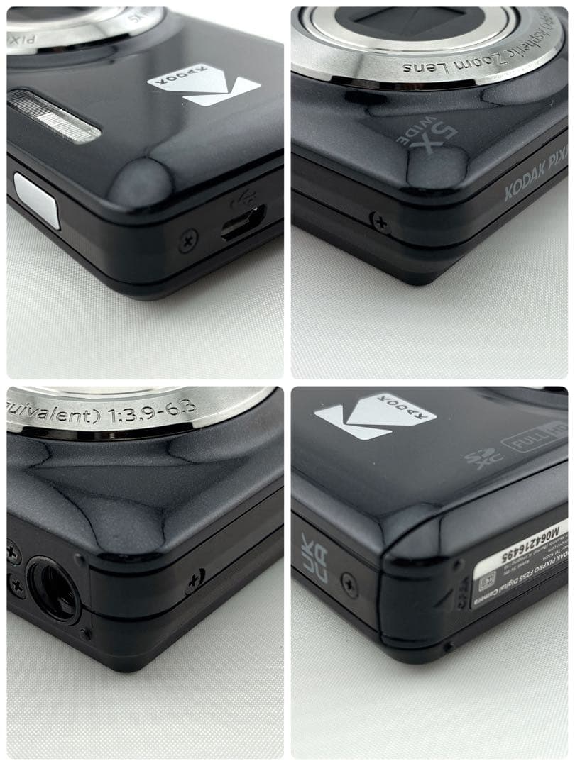 未使用級　Kodak PIXPRO FZ55 コンパクトデジタルカメラ　ブラック