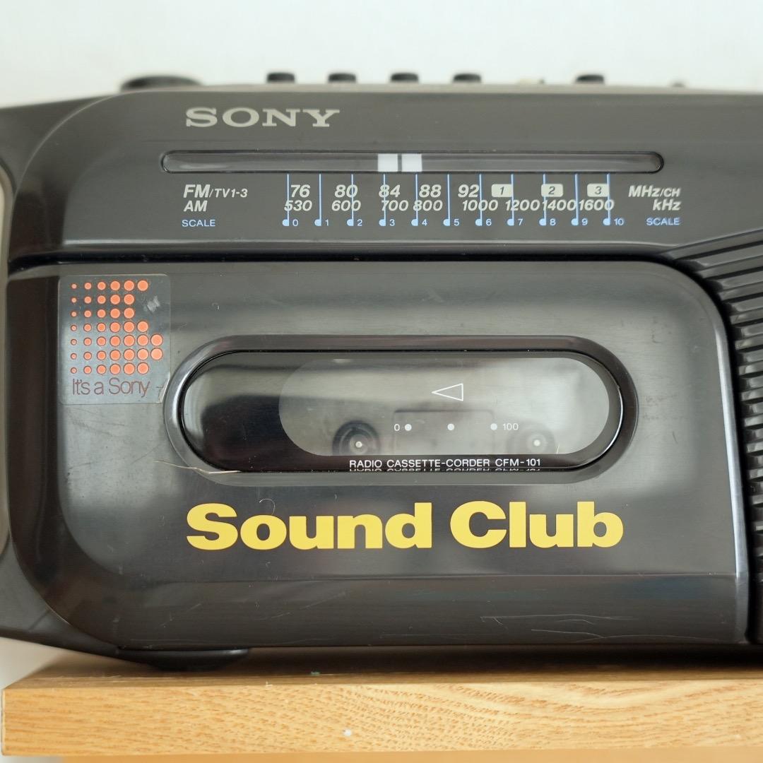 【最終値下げ】ソニー ラジカセ SoundClub CFM-101 SONY